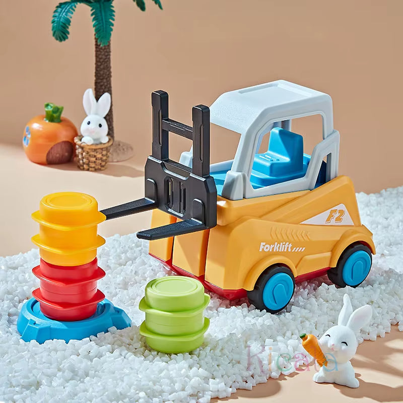Crazy Forklift Training Ability to Respond to Kids Toys Interactive Board Games Early Educational Parent-Child Matching Toy